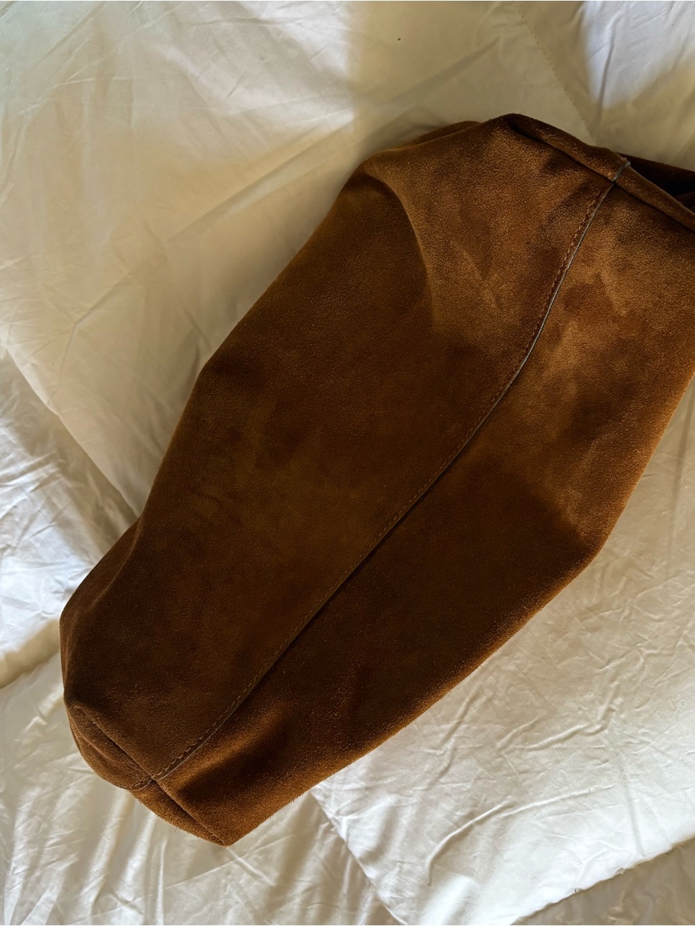 Madewell Bag Leather Suede Shoulder Hobo NEW - Picture 6 of 9
